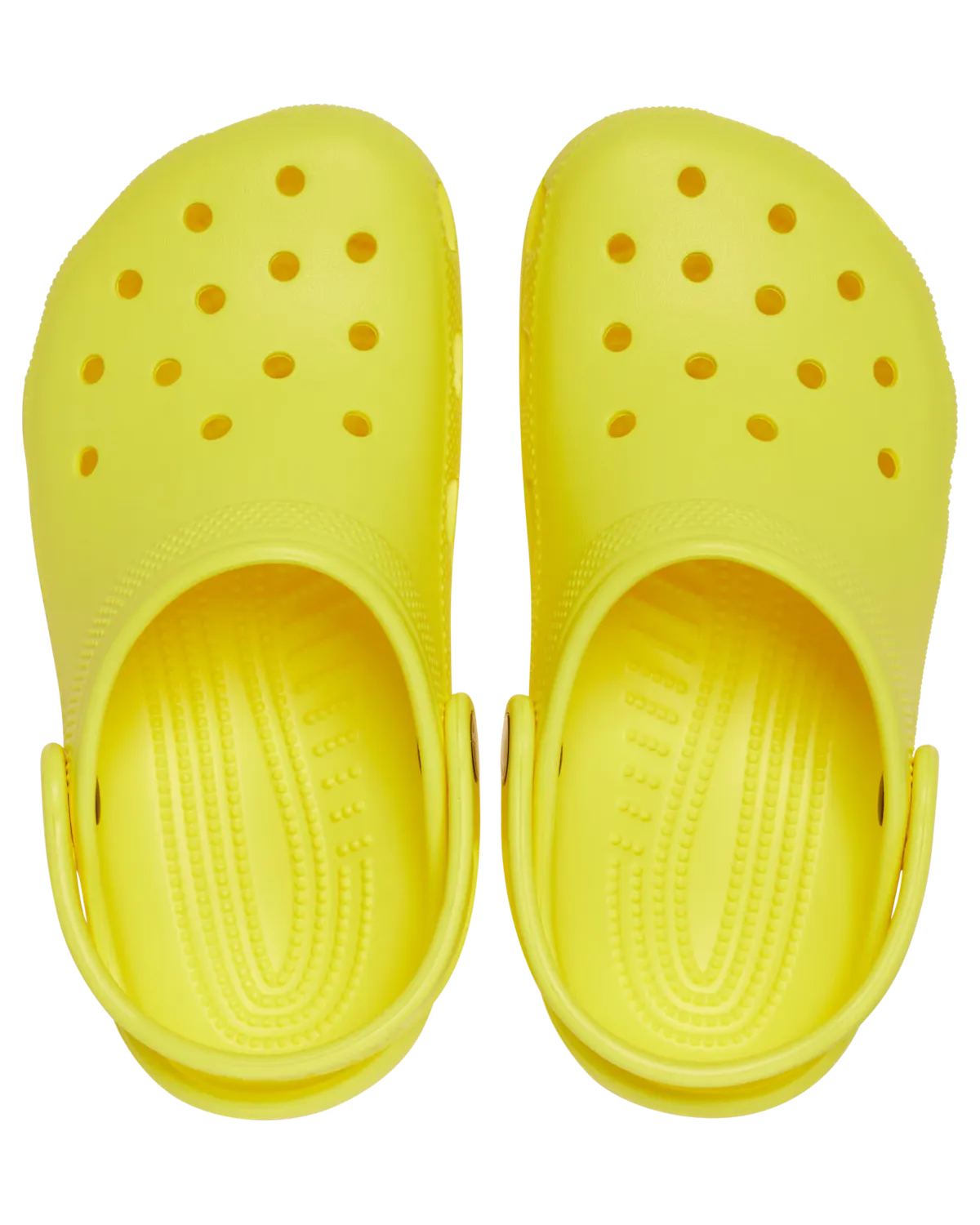 Girls Classic Clogs in Cyber Yellow