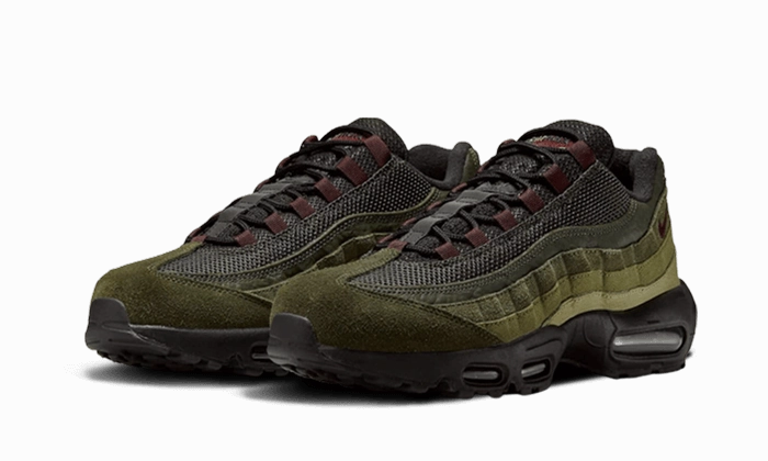 Nike Air Max 95 Black Earth Odor Control Treatment Breathable Airflow Design