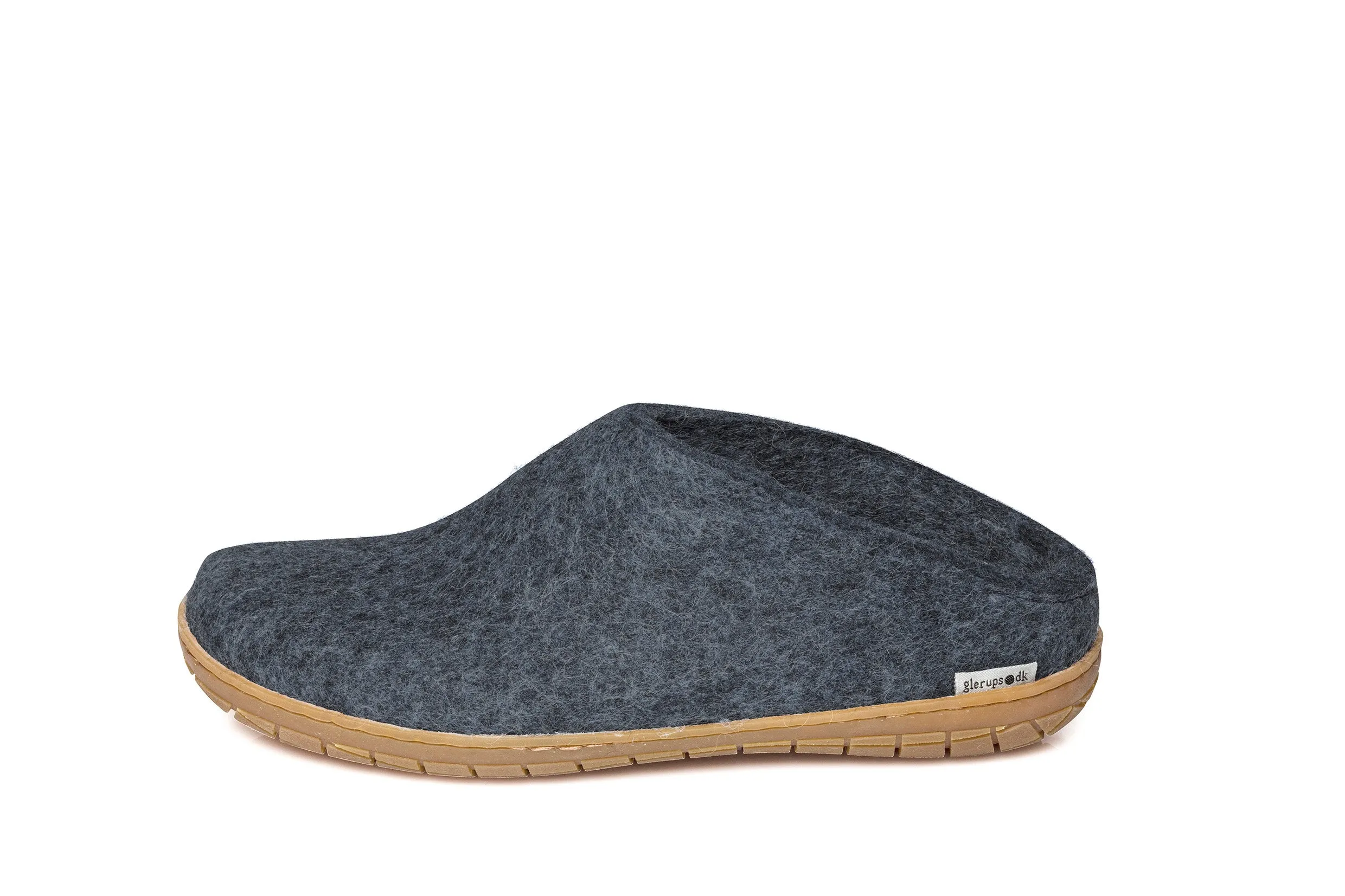 Glerups Slip On - Denim with Rubber Sole