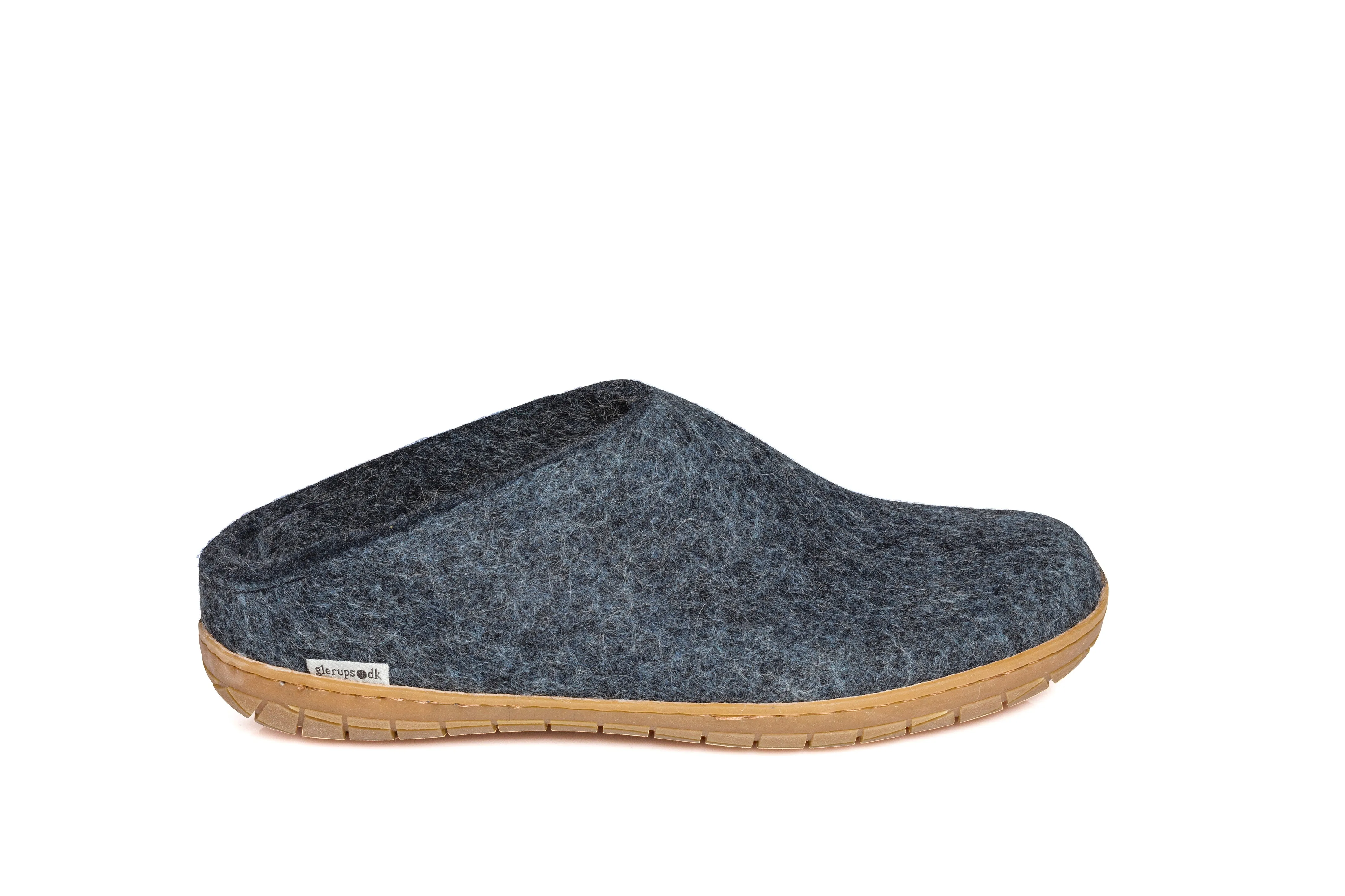 Glerups Slip On - Denim with Rubber Sole