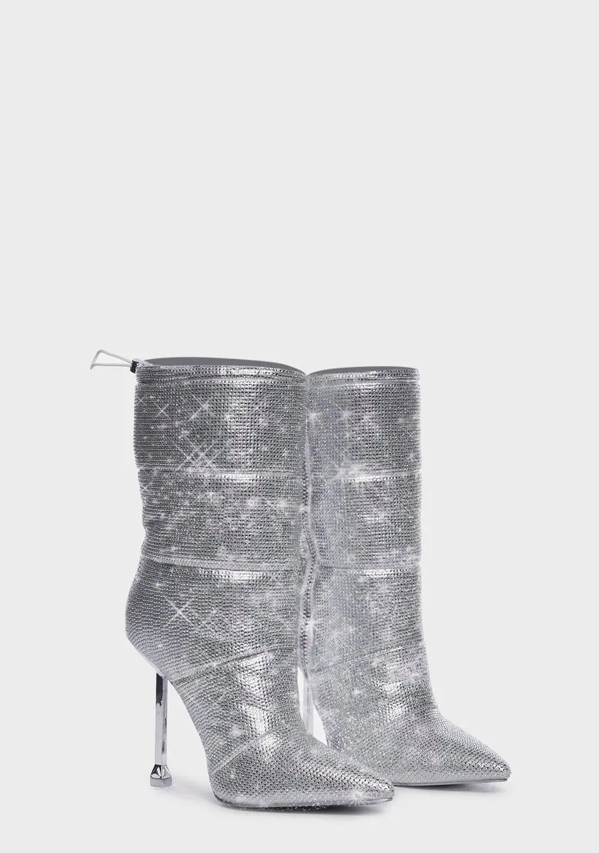 Gretchen Glitter Heeled Boots