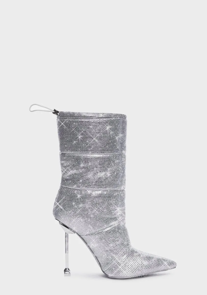 Gretchen Glitter Heeled Boots