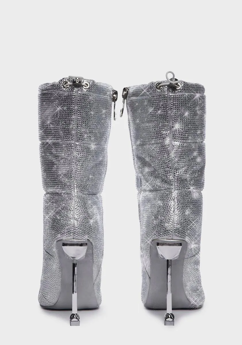 Gretchen Glitter Heeled Boots