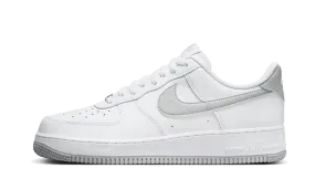 Air Force 1 Low '07 White Light Smoke Grey running in a channel area shoes mesh shoes