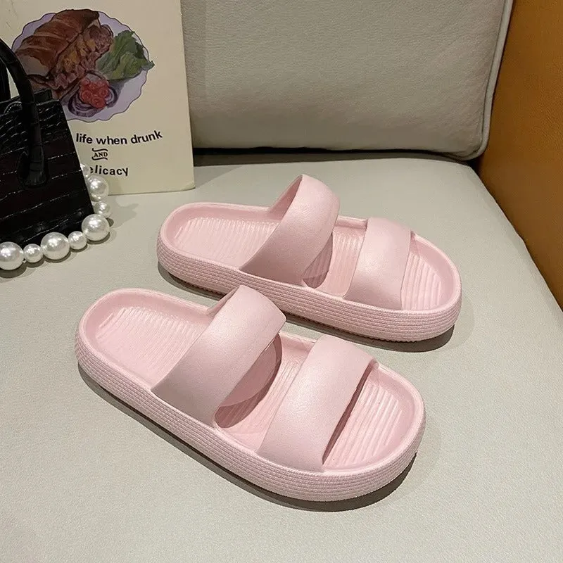 Gwyneth - Cozy Anti-Slip Platform Slides for Women