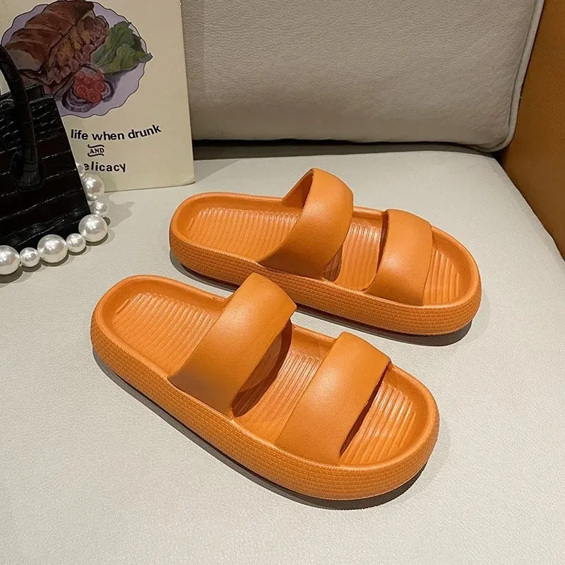 Gwyneth - Cozy Anti-Slip Platform Slides for Women