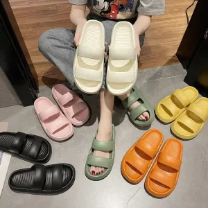 Gwyneth - Cozy Anti-Slip Platform Slides for Women