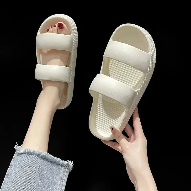 Gwyneth - Cozy Anti-Slip Platform Slides for Women