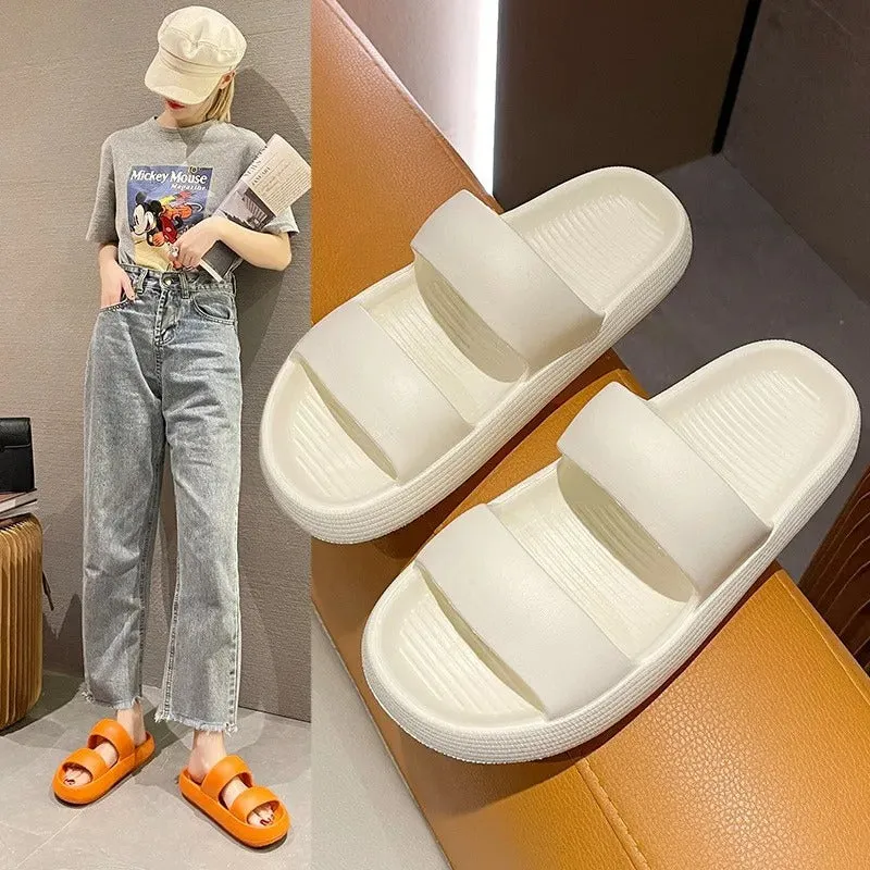 Gwyneth - Cozy Anti-Slip Platform Slides for Women