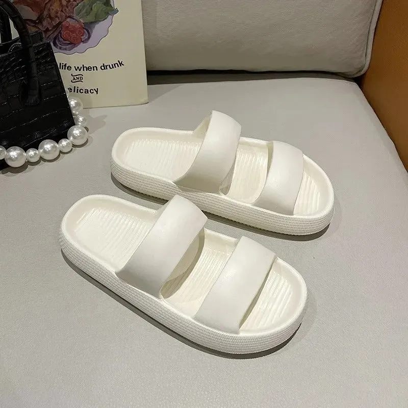 Gwyneth - Cozy Anti-Slip Platform Slides for Women