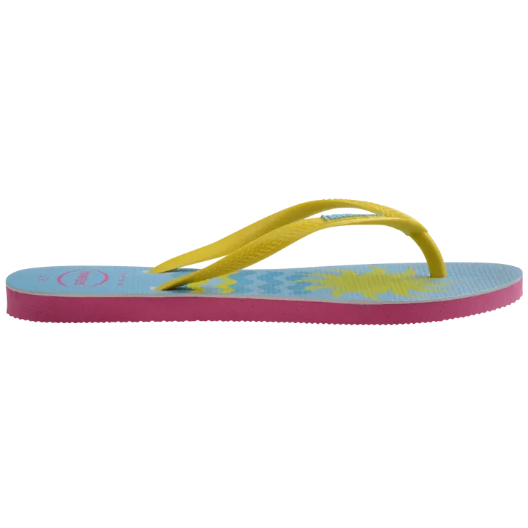 Havaianas Slim Postcard USA Flip Flops - Pink Flux