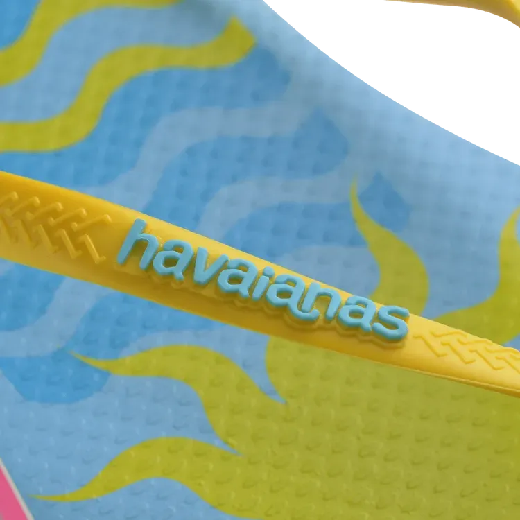 Havaianas Slim Postcard USA Flip Flops - Pink Flux