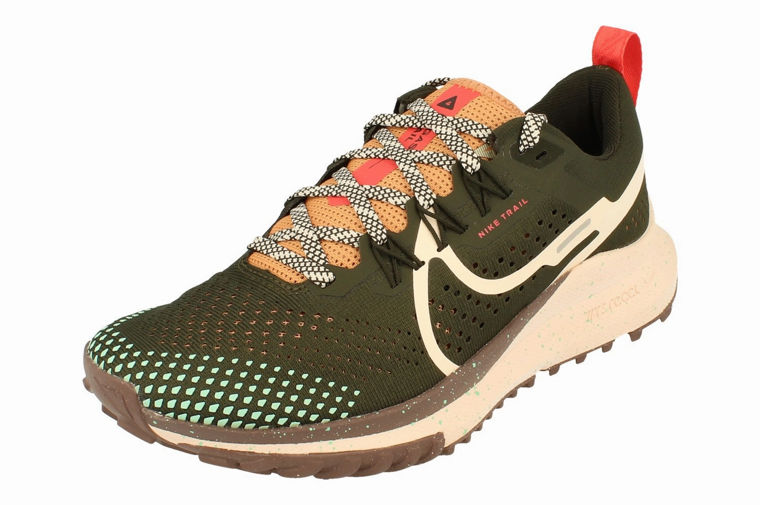 green shoes age - appropriate shoes Nike Womens React Pegasus Trail 4 Dj6159 300