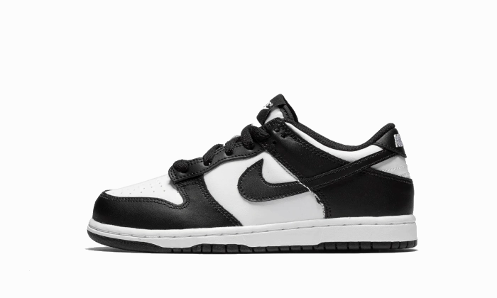 Pliable Tennis Court Nike Dunk Low Black White Enfant (PS)