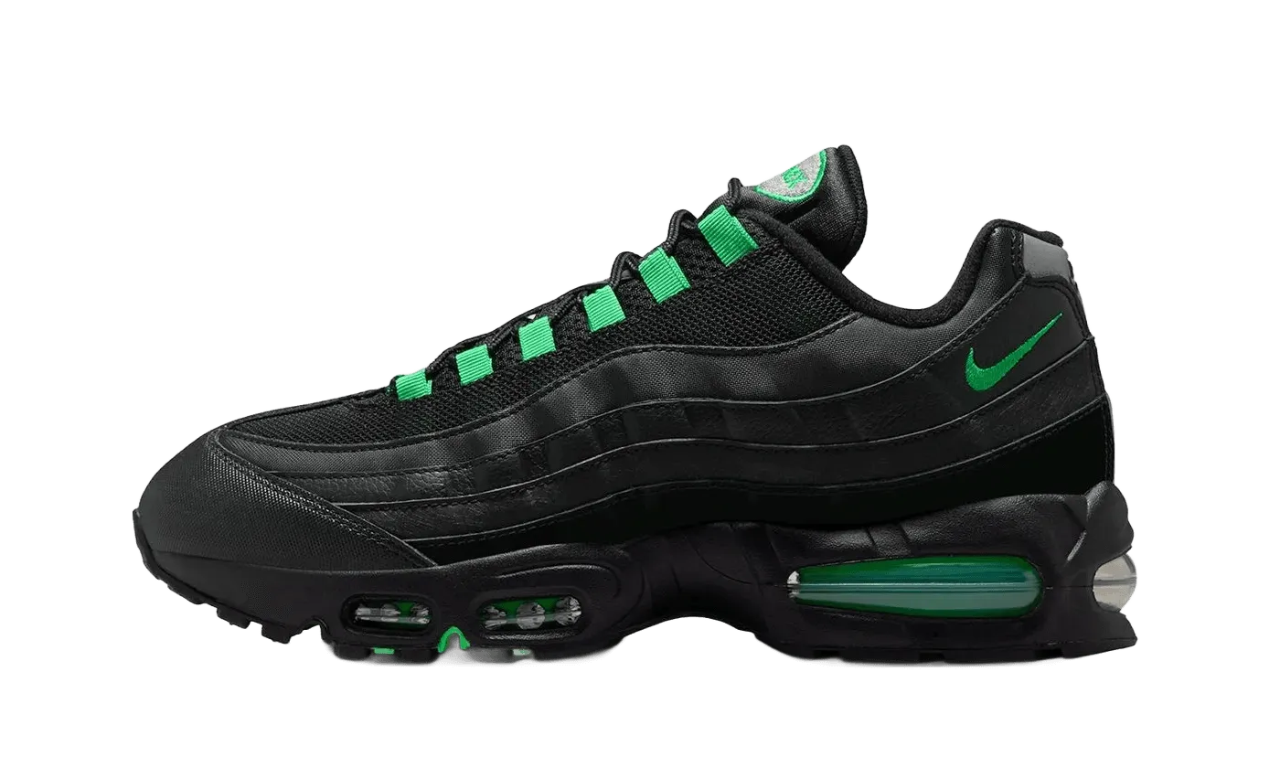 Heel cradle Nike Air Max 95 OG Big Bubble Black Green Shock