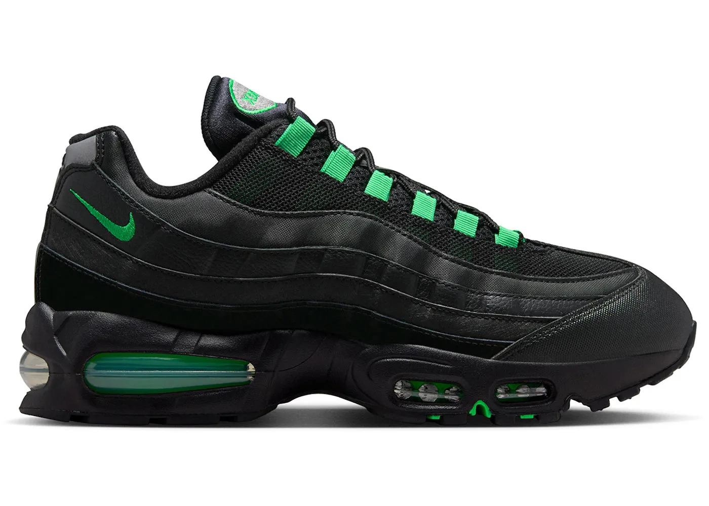 Nike Air Max 95 OG Big Bubble Black Green Shock temperature regulation