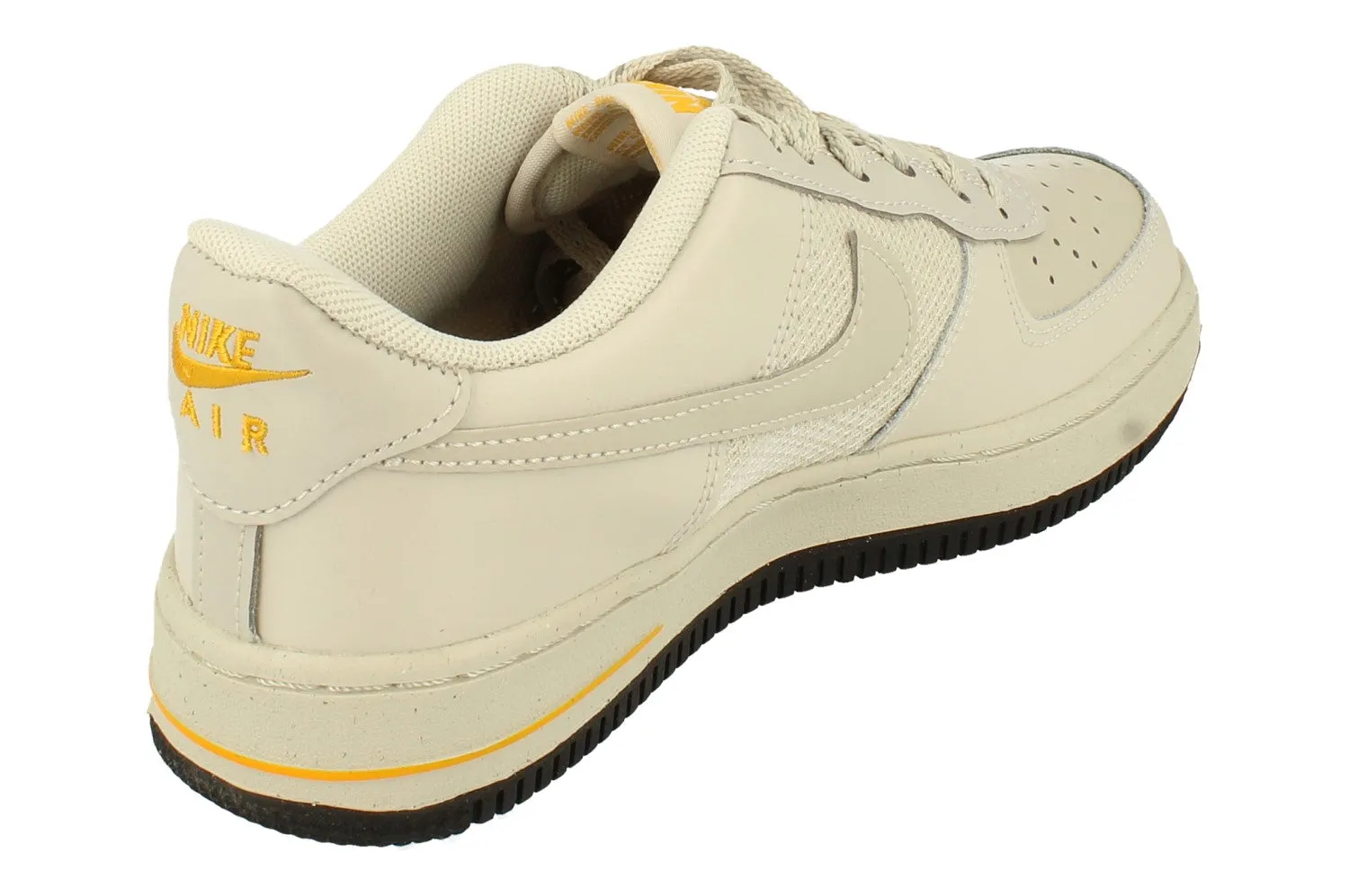 color - red Slow Pace Nike Air Force 1 GS Trainers DQ1102 001