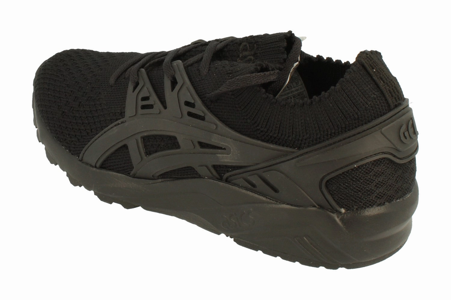 Asics Gel-Kayano Trainer Knit Mens H705N 9090 Reinforced toe monochrome - design shoes