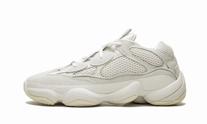 Yeezy 500 Bone White warm weather Foot Balance