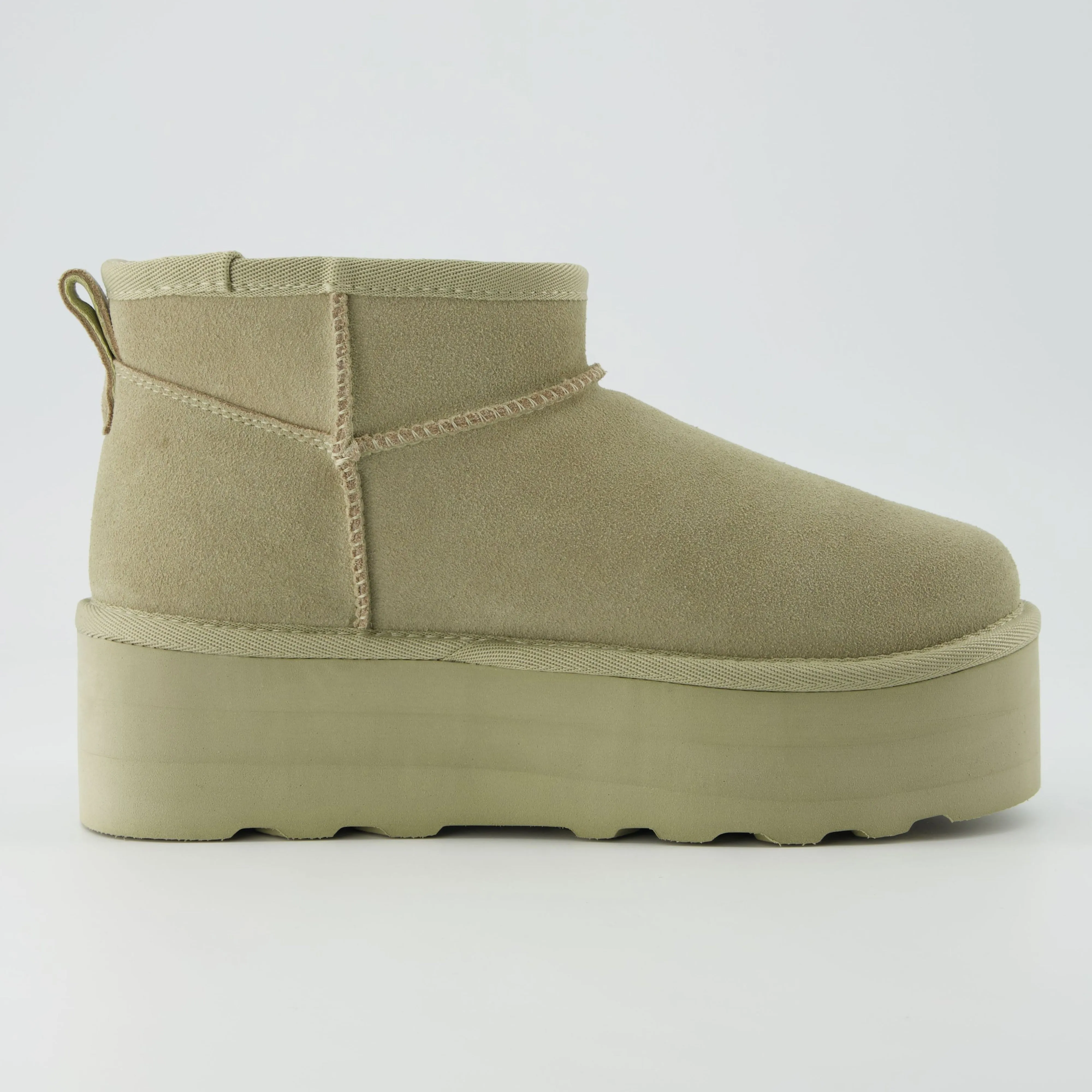 Hippy Cozy Platform Ankle Boot