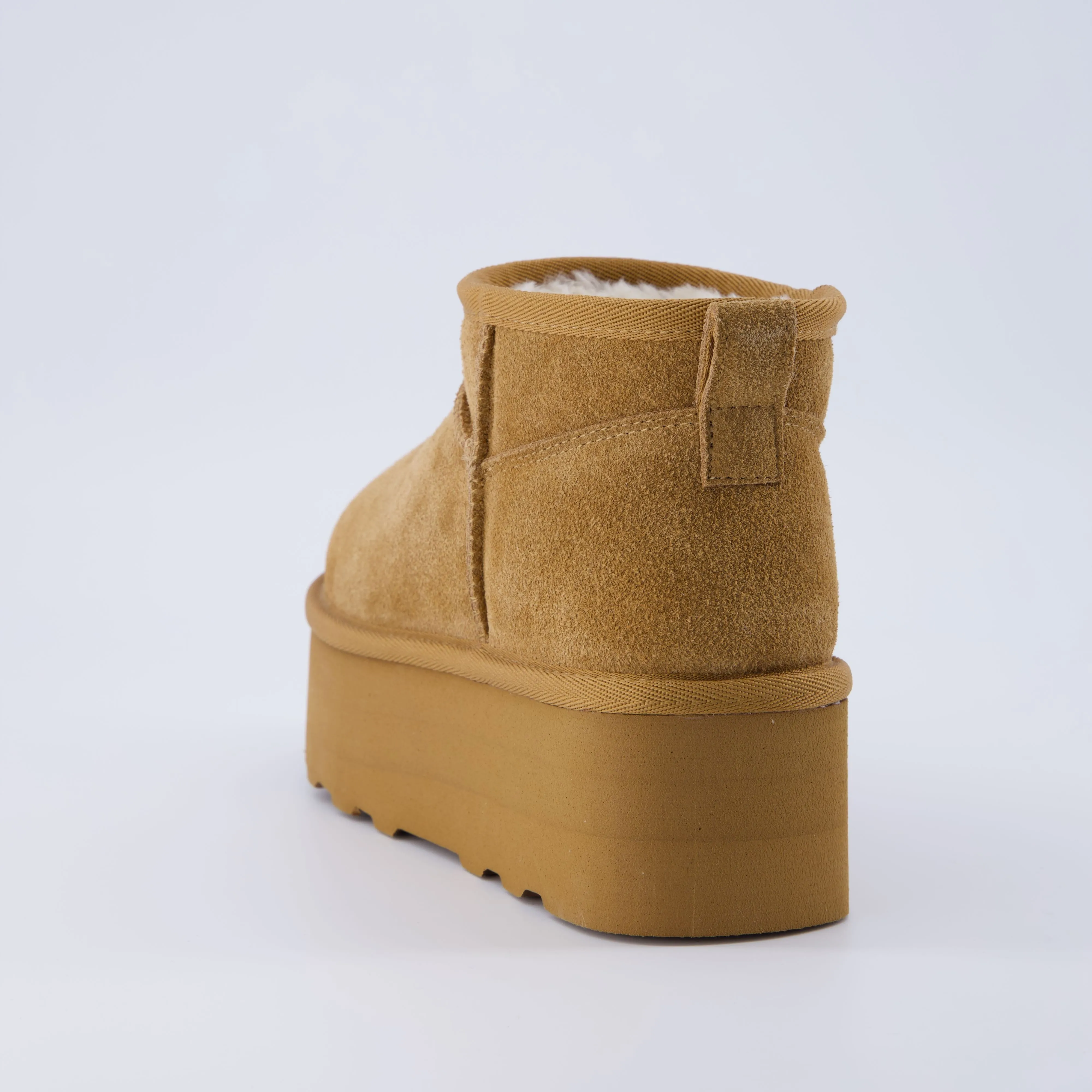 Hippy Cozy Platform Ankle Boot