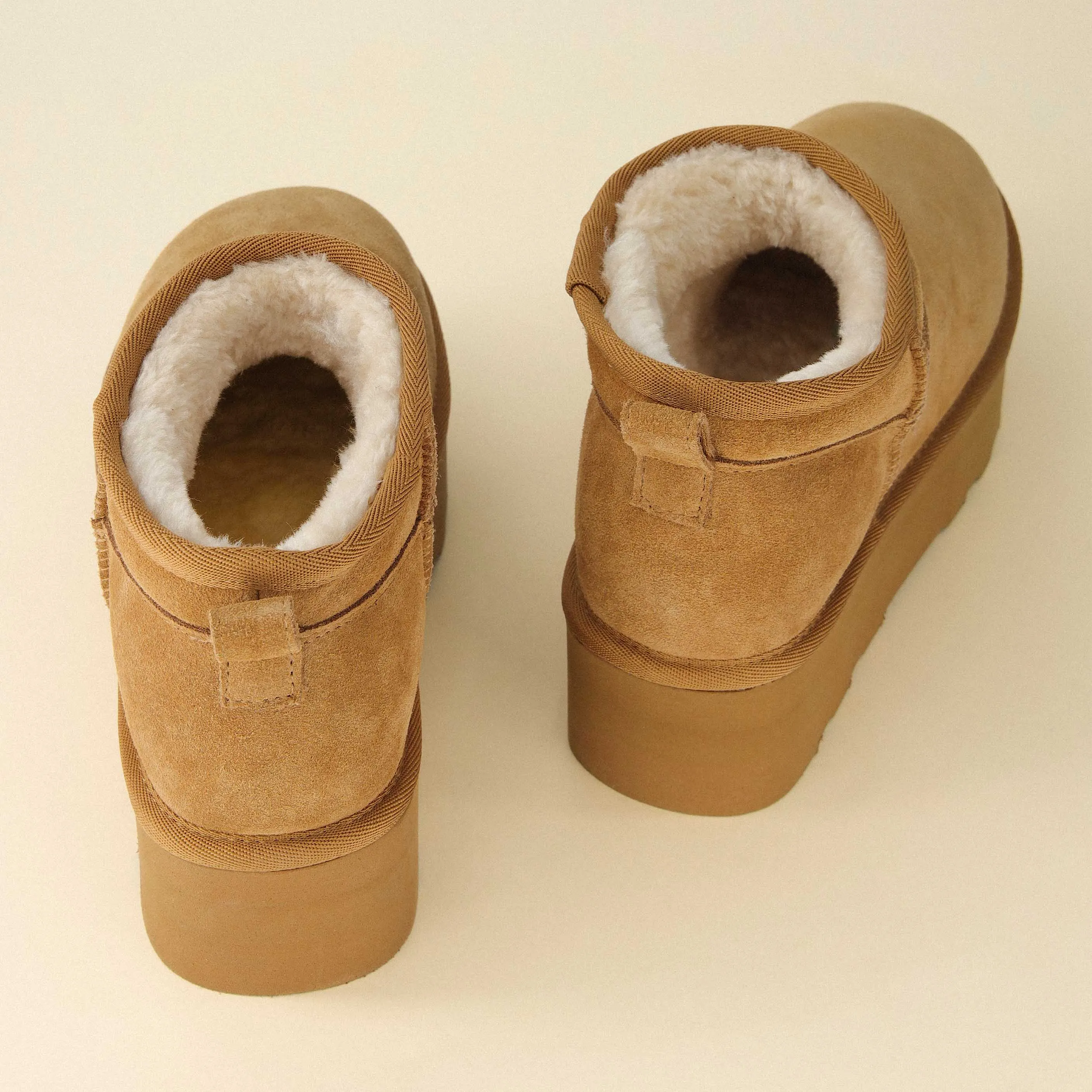 Hippy Cozy Platform Ankle Boot