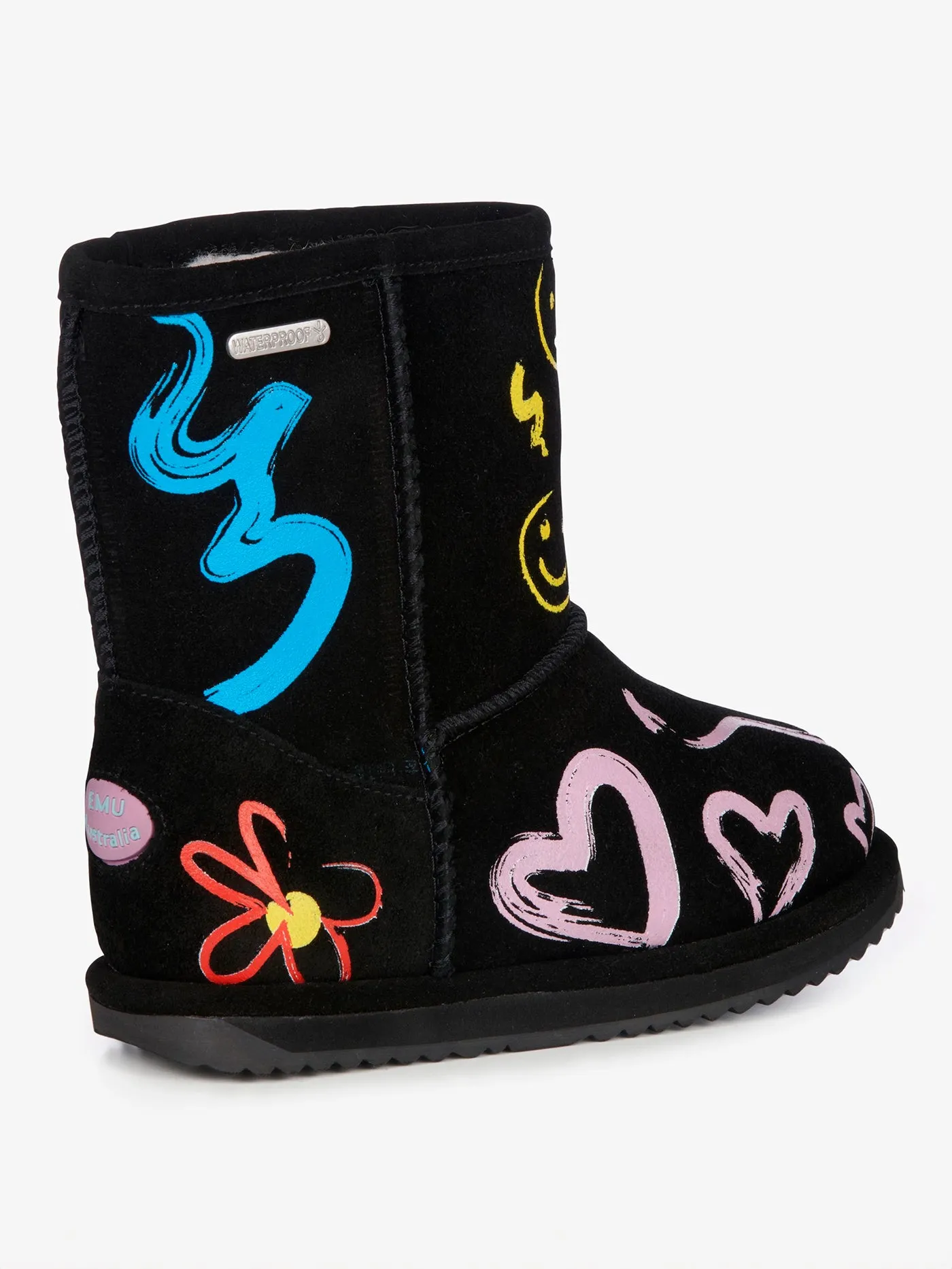 Hollis Black Boots (Youth)