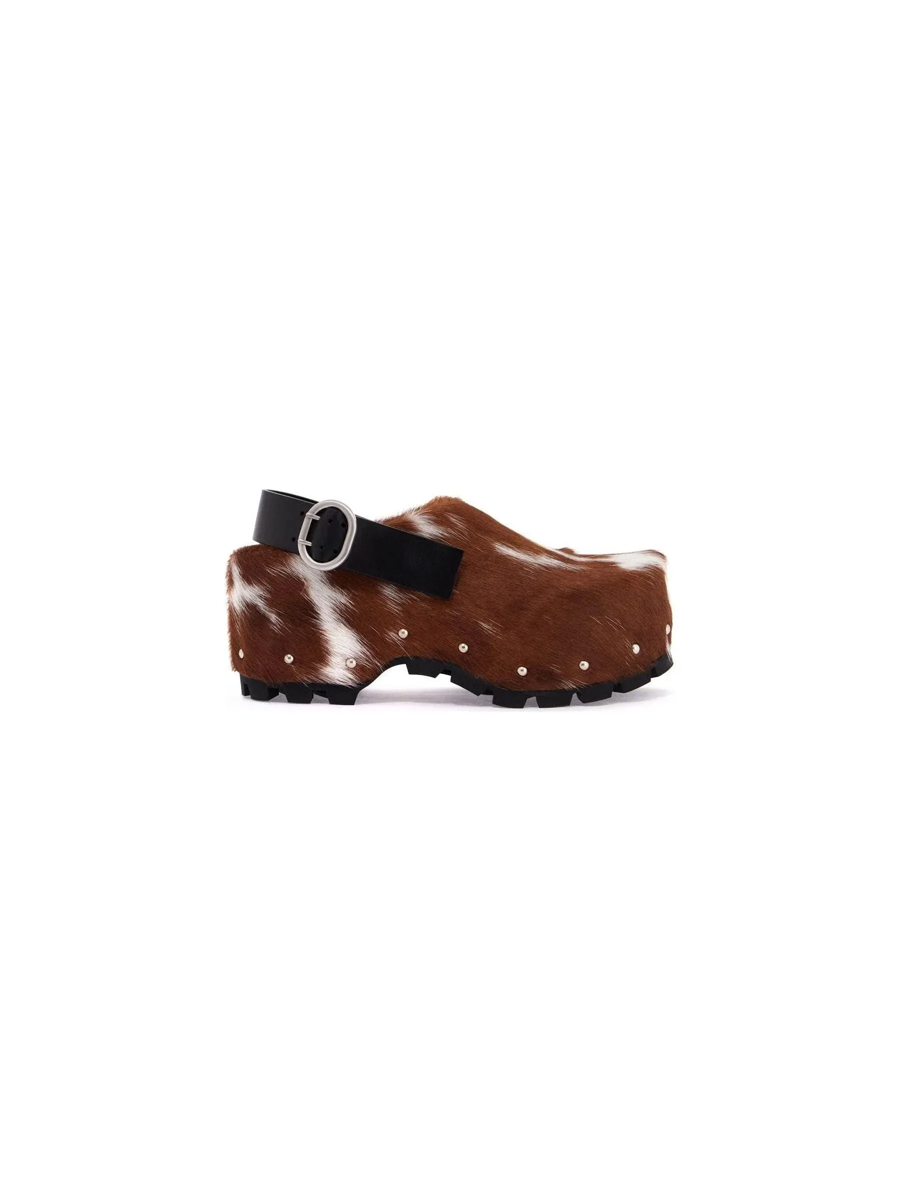 Horsehair Sabot Clogs