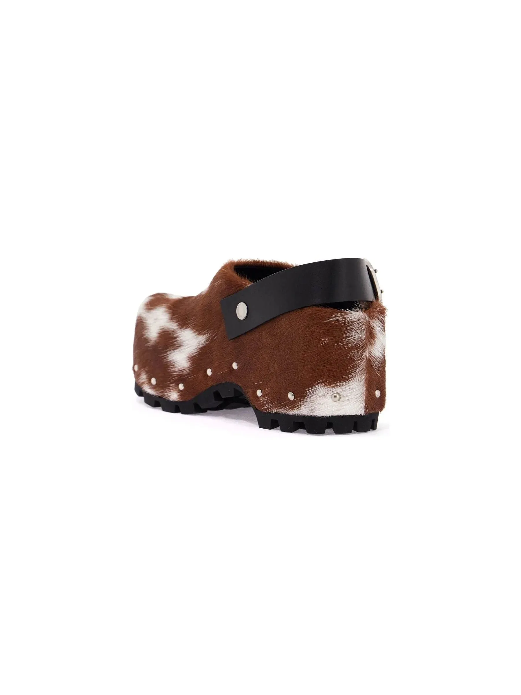 Horsehair Sabot Clogs