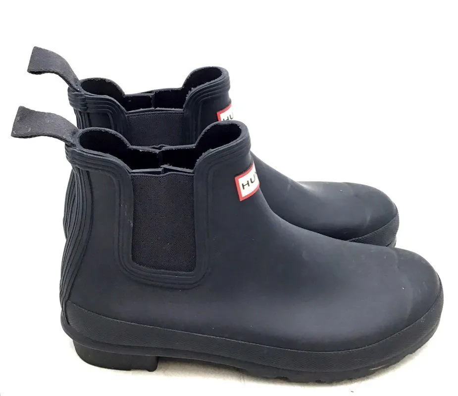 Hunter Women's Black Rain Boots - Size 8
