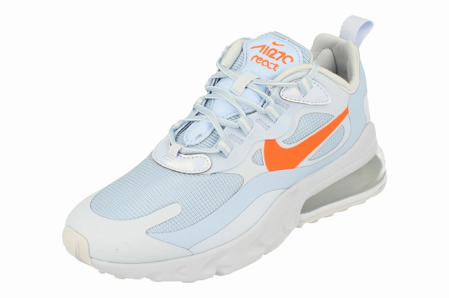 running in a valley shoes running - challenge Nike Womens Air Max 270 React Cv3022 400