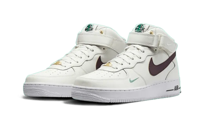 Air Force 1 Mid ??7 LV8 40th Sail Brown Basalt road running shoes All - age