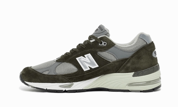 Daily Activity Breathable Inner Lining New Balance 991 Made In U.K Olive
