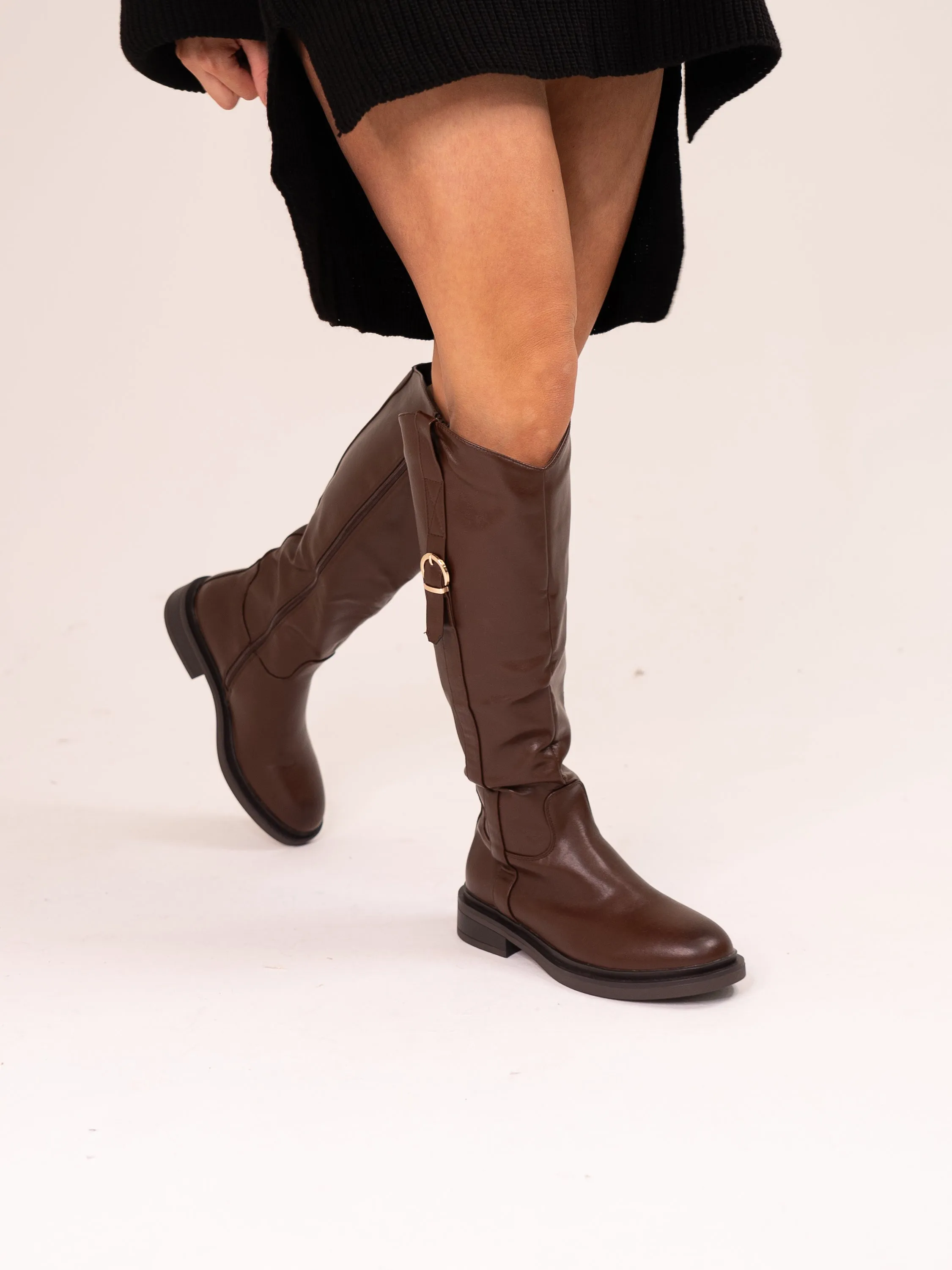 Izzy Riding Boots In Brown