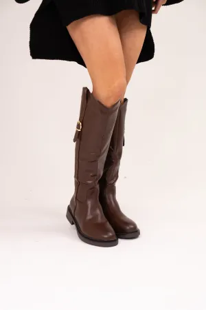 Izzy Riding Boots In Brown