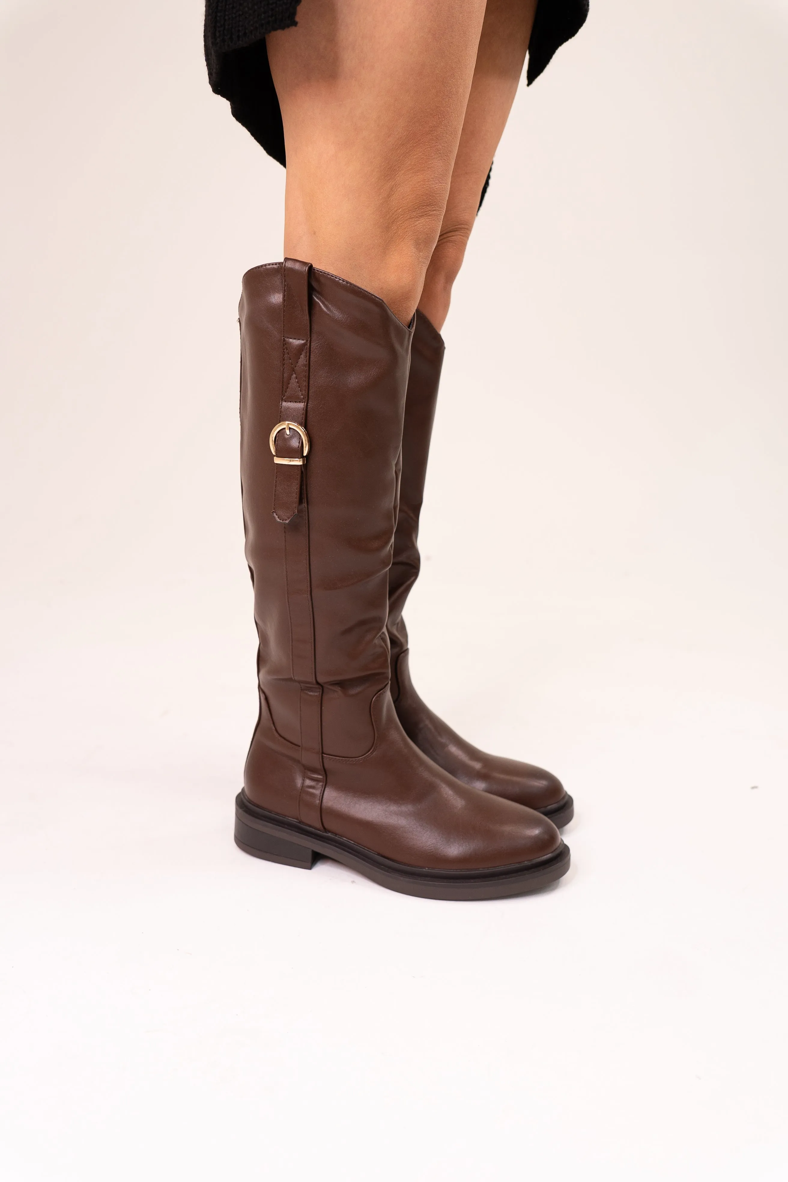 Izzy Riding Boots In Brown