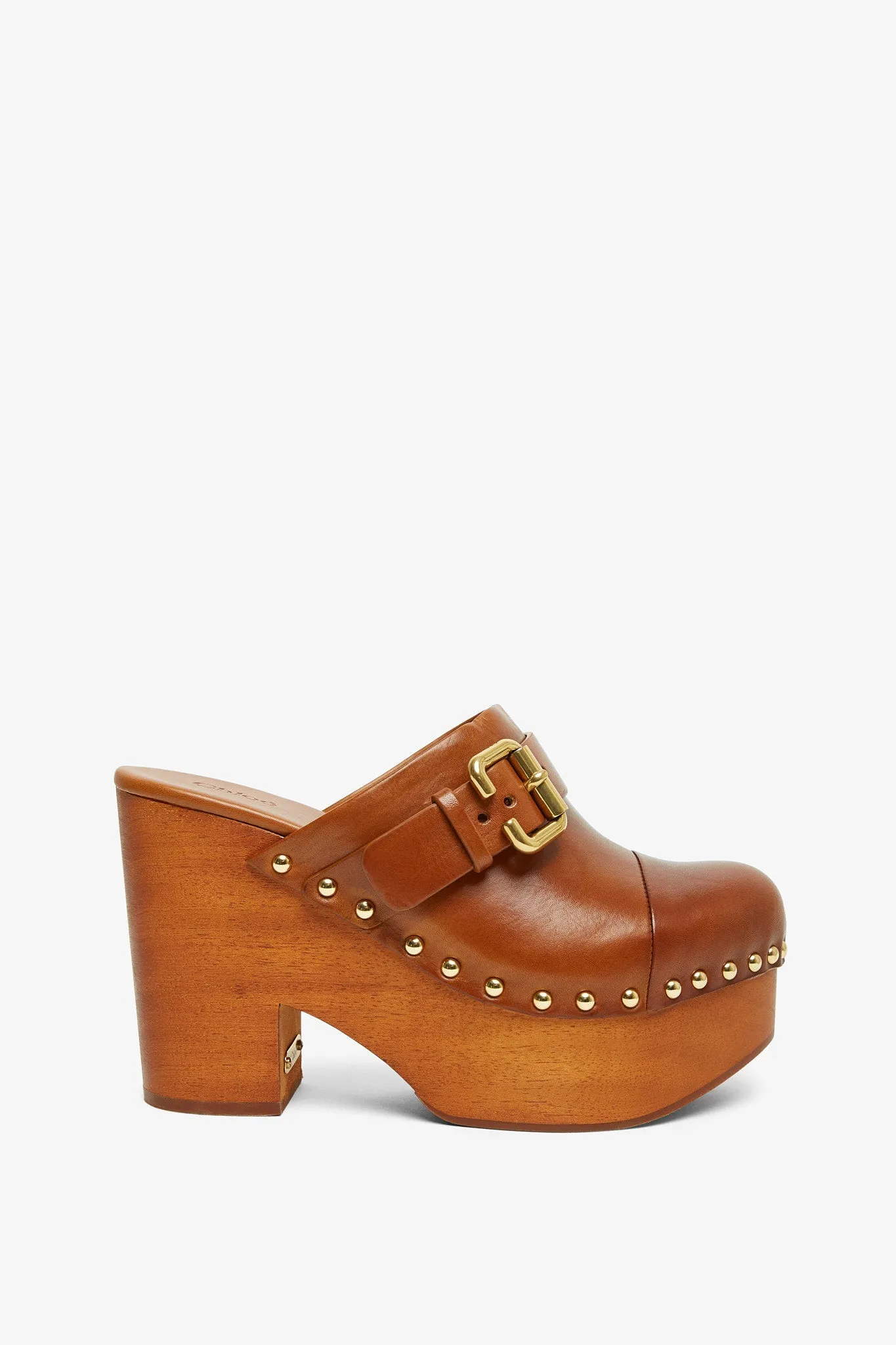 Jeannette tan clogs