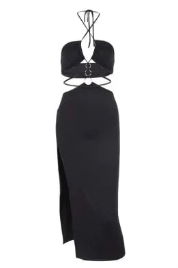 Jessica Bara Jackie Cut Out Midi Dress
