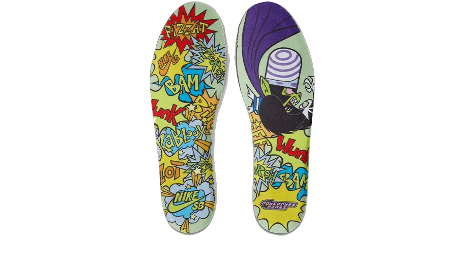 supination - control shoes SB Dunk Low The Powerpuff Girls Bubbles