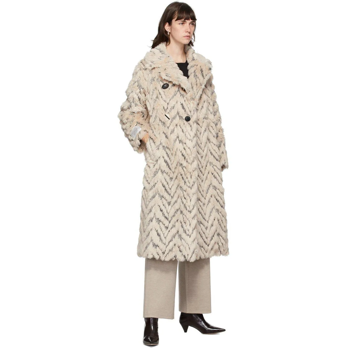 Joseph Brown Croc Mid-Calf Boots