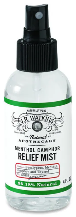 J.R. WATKINS - Menthol Camphor Relief Mist - 4 fl. oz. (120 ml)