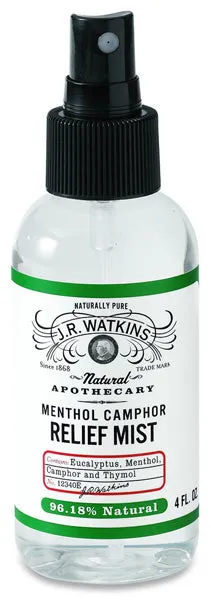 J.R. WATKINS - Menthol Camphor Relief Mist - 4 fl. oz. (120 ml)