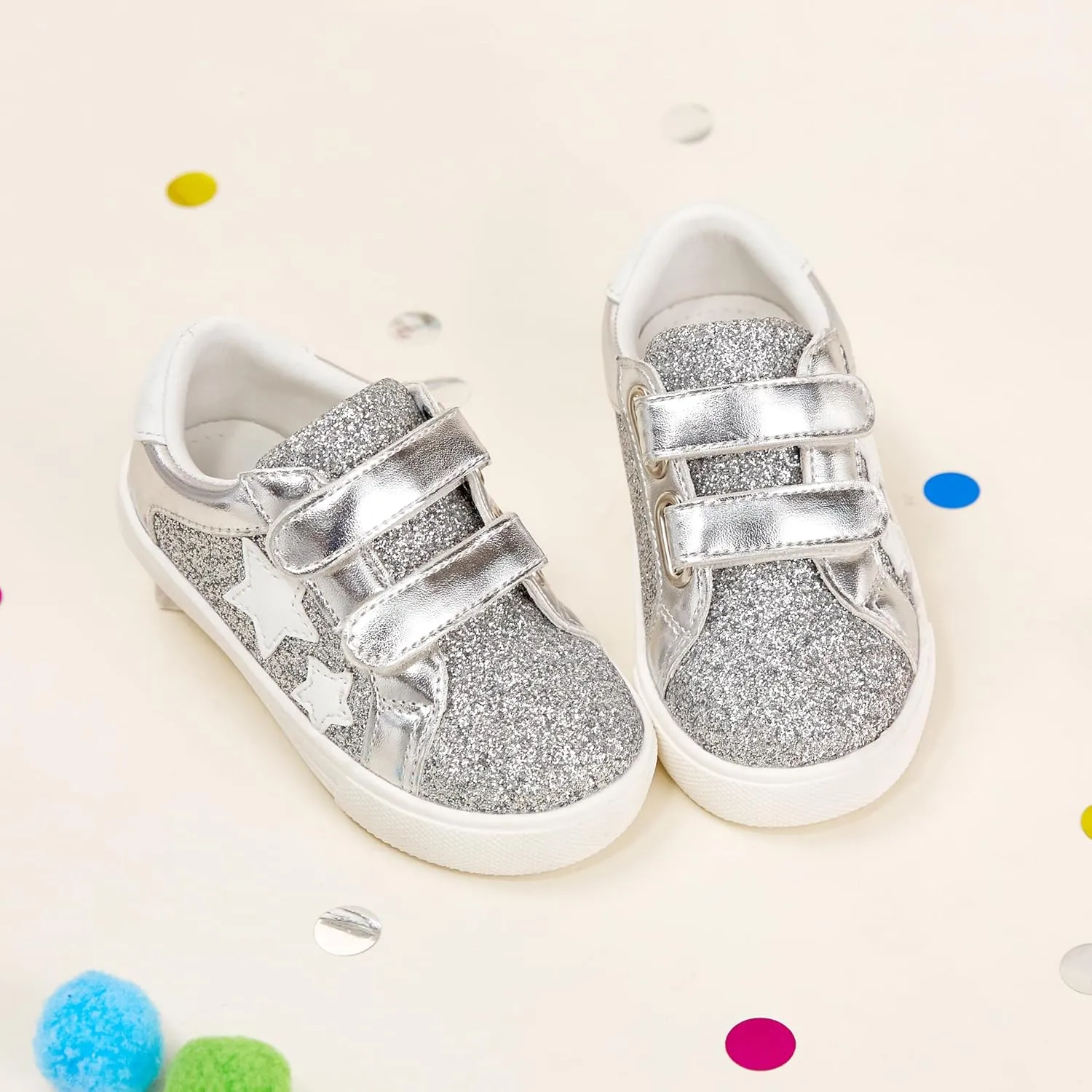 Kiderence Toddler Girls Sneakers Little Girls Running Sports Shoes(Toddler/Little Kids)