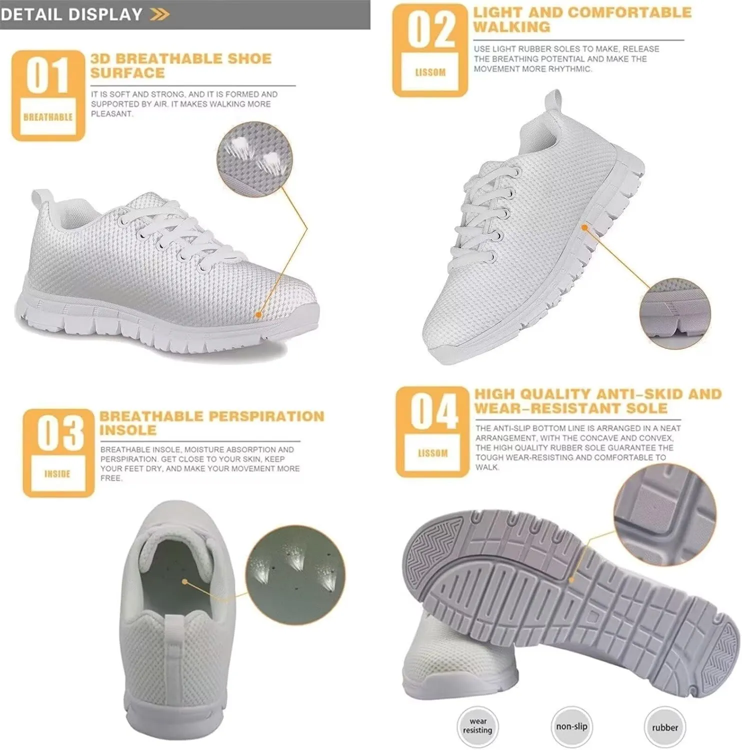 Kids Butterfly Sneaker Soft Footwear Anti-Skip Breathable Lace Up Tennis Shoes for Litter Kids Lightweight Running Shoes for Big Kid US 11-5