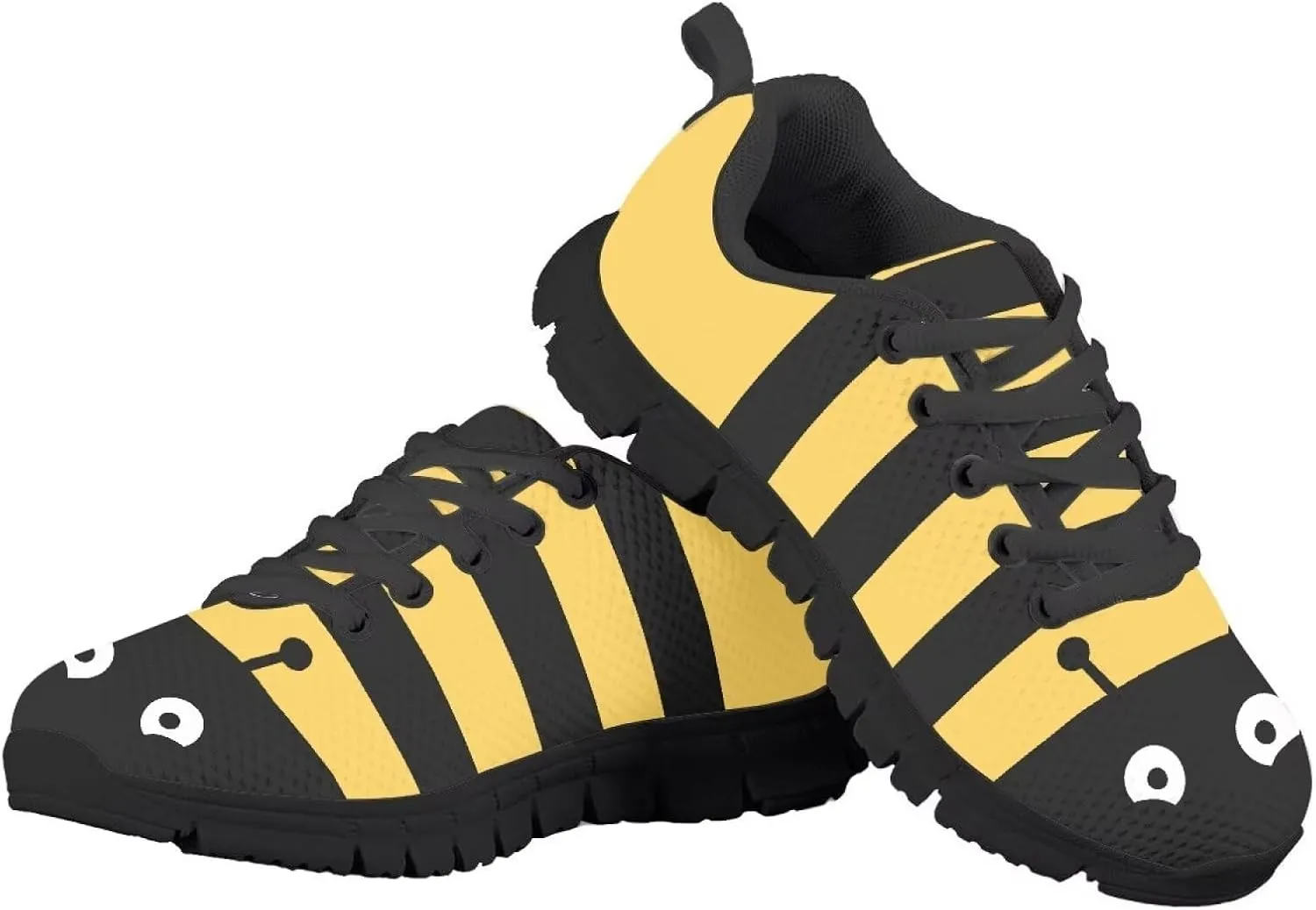 Kids Sneakers Running Shoes Boys Girls Primary School Students Sport Shoes Lace-Up Shoes Non-Slip Walking Tennis Sneaker for Children |Big Kids Black US 11-5