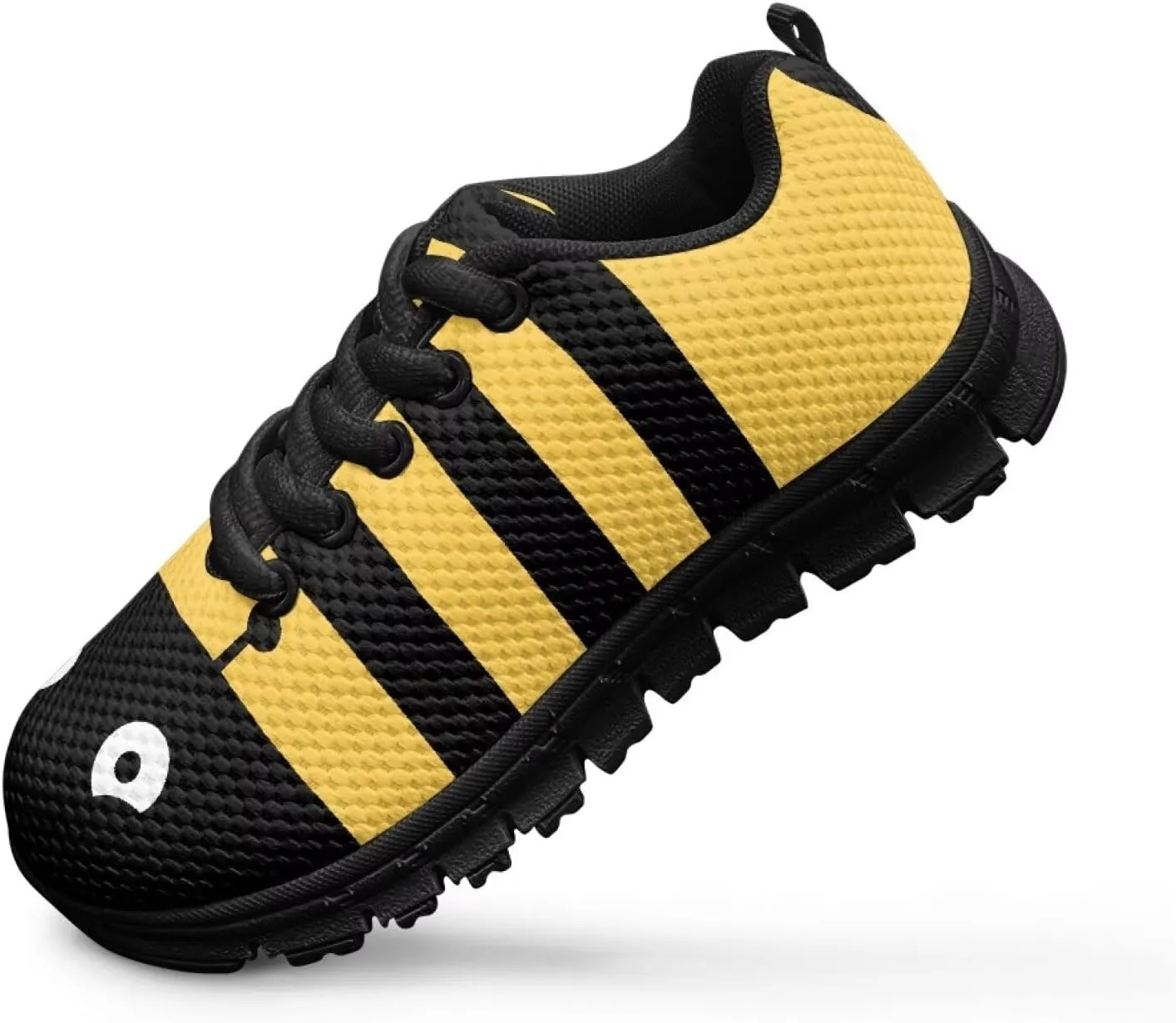 Kids Sneakers Running Shoes Boys Girls Primary School Students Sport Shoes Lace-Up Shoes Non-Slip Walking Tennis Sneaker for Children |Big Kids Black US 11-5