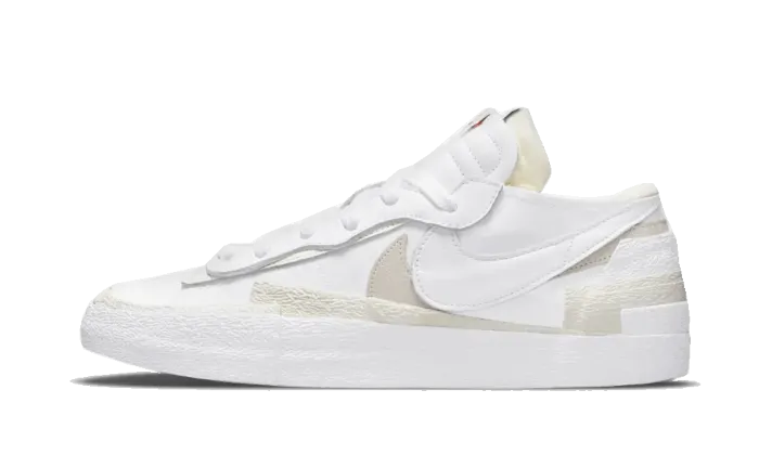 Nike Blazer Low Sacai White Patent Boosted flair Anti Friction
