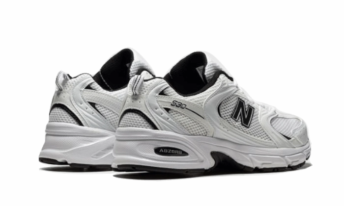 Soft Material New Balance 530 White Black Details