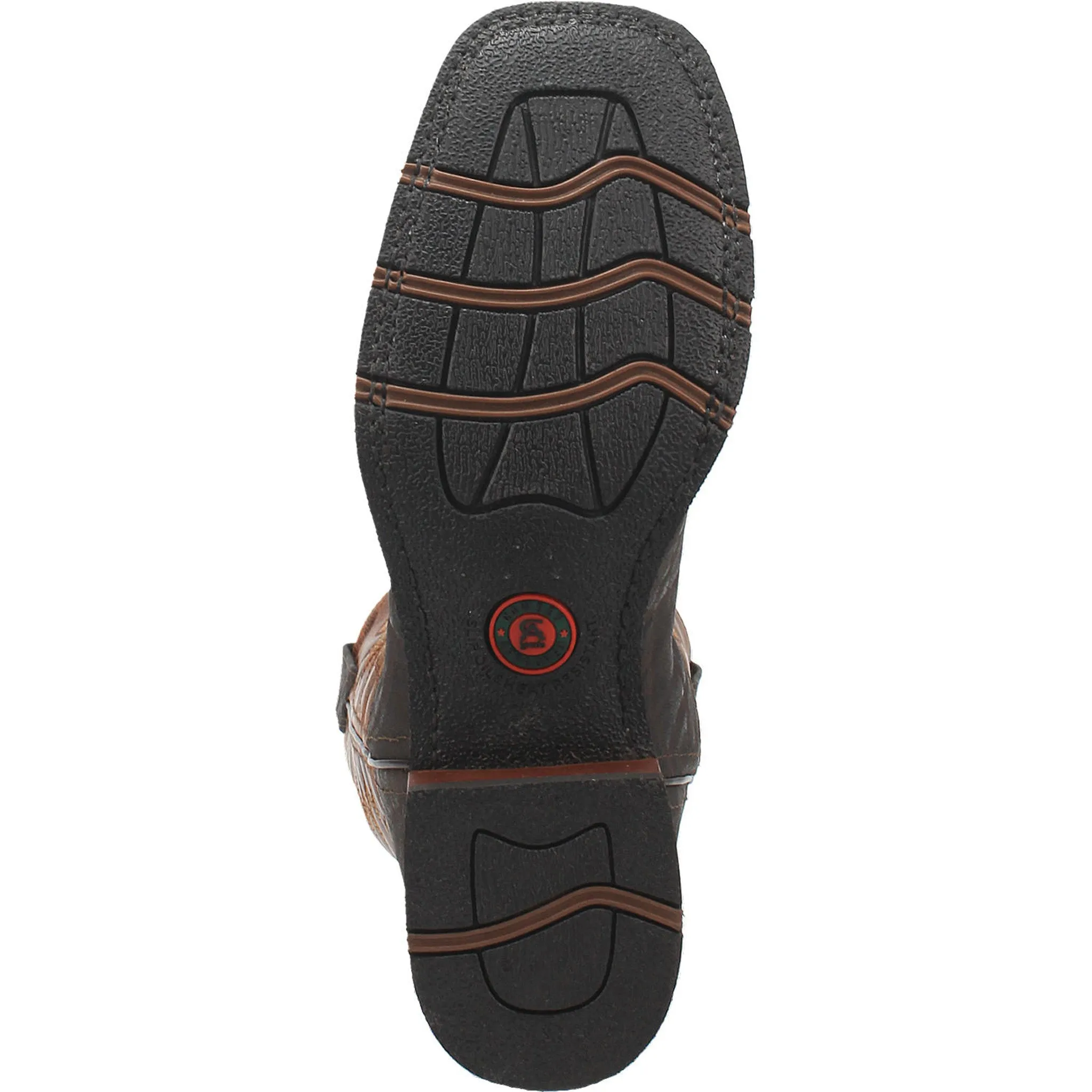 Laredo Men's Brown and Rust Dillon Boots