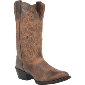 Laredo Womens Maddie Cowboy Boots Leather Tan 7 W